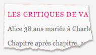 Les critiques de Vaux Livres